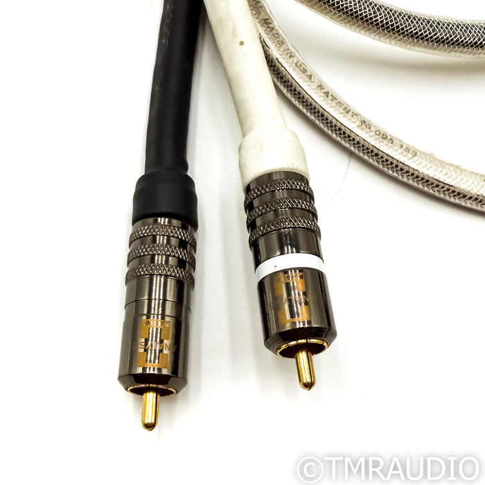 Analysis Plus Silver Oval RCA Cables; 1m Pair Interconnects