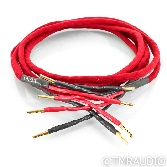 Luna Cables Rouge Speaker Cables; 2.5m Pair
