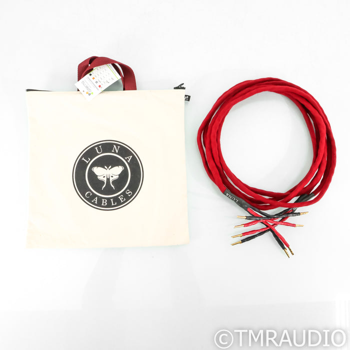 Luna Cables Rouge Speaker Cables; 2.5m Pair