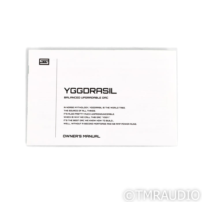 Schiit Audio Yggdrasil DAC; D/A Converter; SCH-10; Gen 5 USB