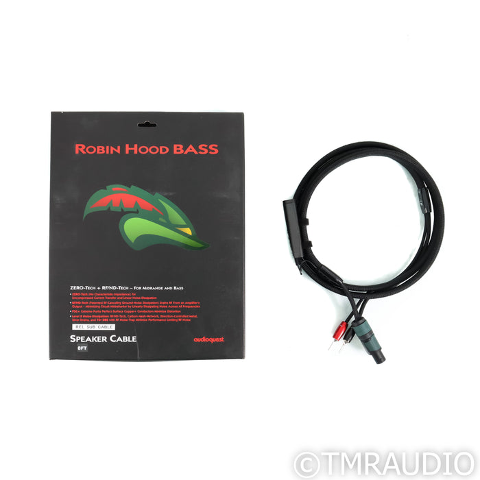 AudioQuest Robin Hood BASS Speaker Cable; 8ft Single w/ speakON Connector