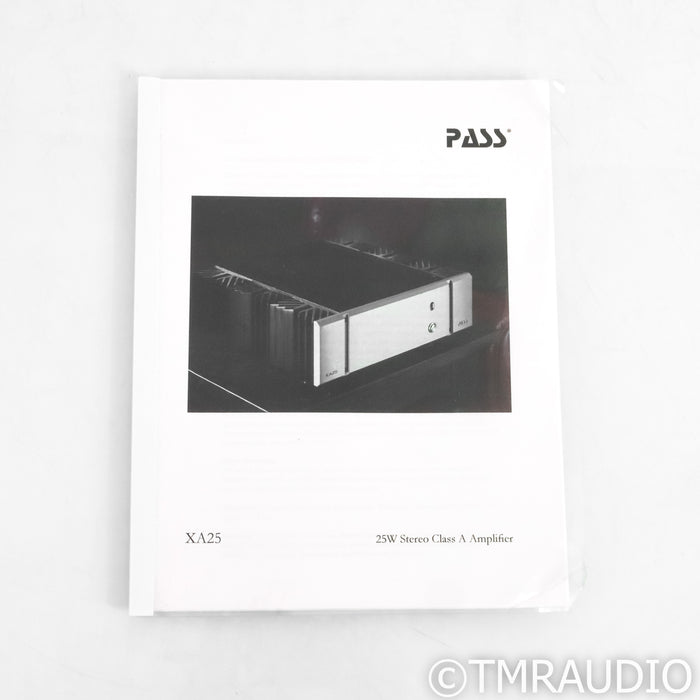 Pass Labs XA25 Stereo Power Amplifier