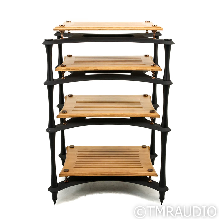 Quadraspire X Reference Four Shelf HiFi Rack; Bamboo