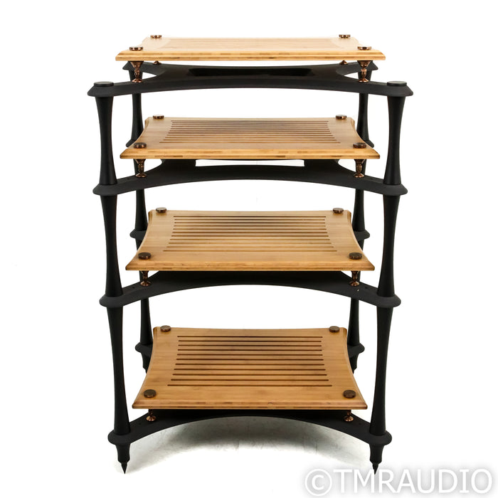 Quadraspire X Reference Four Shelf HiFi Rack; Bamboo