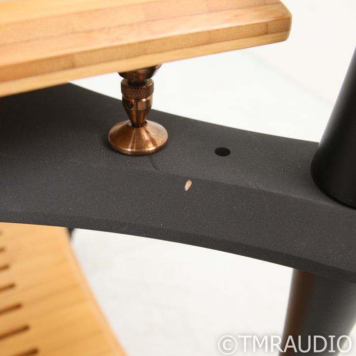 Quadraspire X Reference Four Shelf HiFi Rack; Bamboo