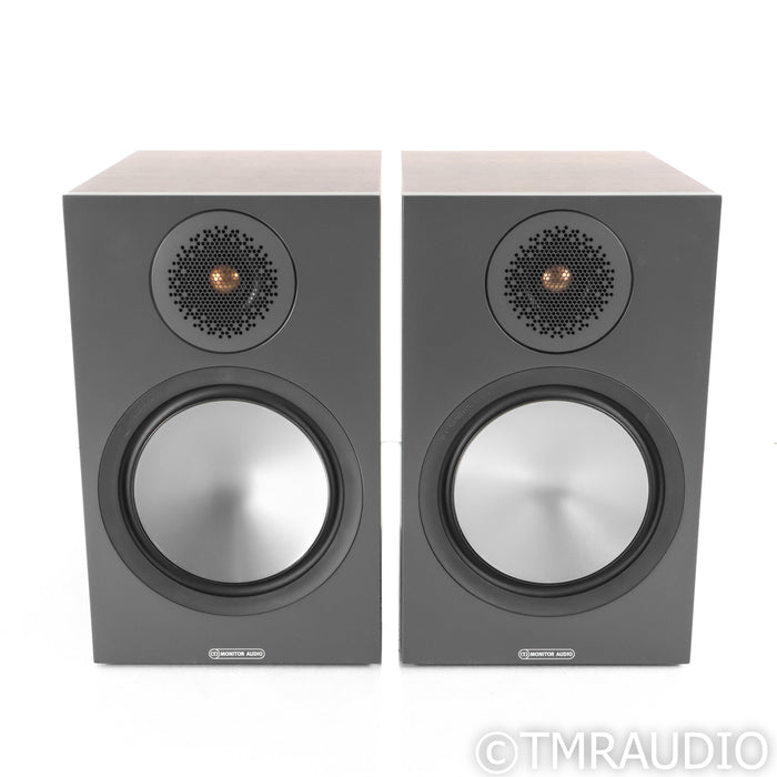 Monitor Audio Bronze 100 Bookshelf Speakers; Walnut Pair