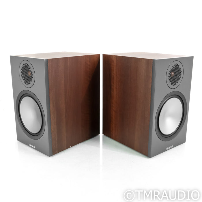 Monitor Audio Bronze 100 Bookshelf Speakers; Walnut Pair