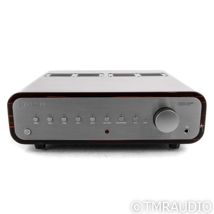 Peachtree Audio Nova300 Stereo Integrated Amplifier; Gloss Ebony Mocha; MM Phono