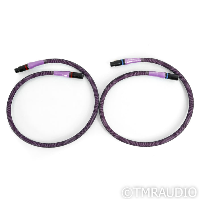 Acoustic Zen Matrix Reference II XLR Cables; 1m Pair Balanced Interconnects
