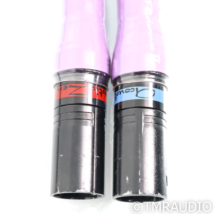 Acoustic Zen Matrix Reference II XLR Cables; 1m Pair Balanced Interconnects