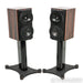 Perlisten S4b SE Bookshelf Speakers; Ebony High Gloss Pair w/ Stands