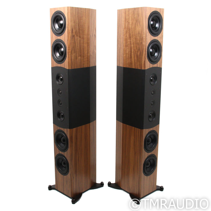 Bryston Model T10 Array Floorstanding Speakers; Natural Walnut Pair