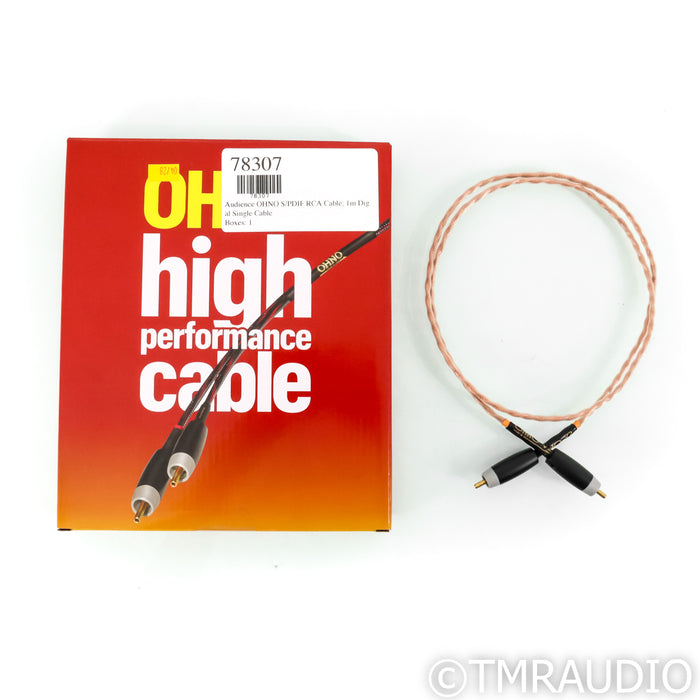 Audience OHNO V2 S/PDIF RCA Cable; 1m Digital Single Cable