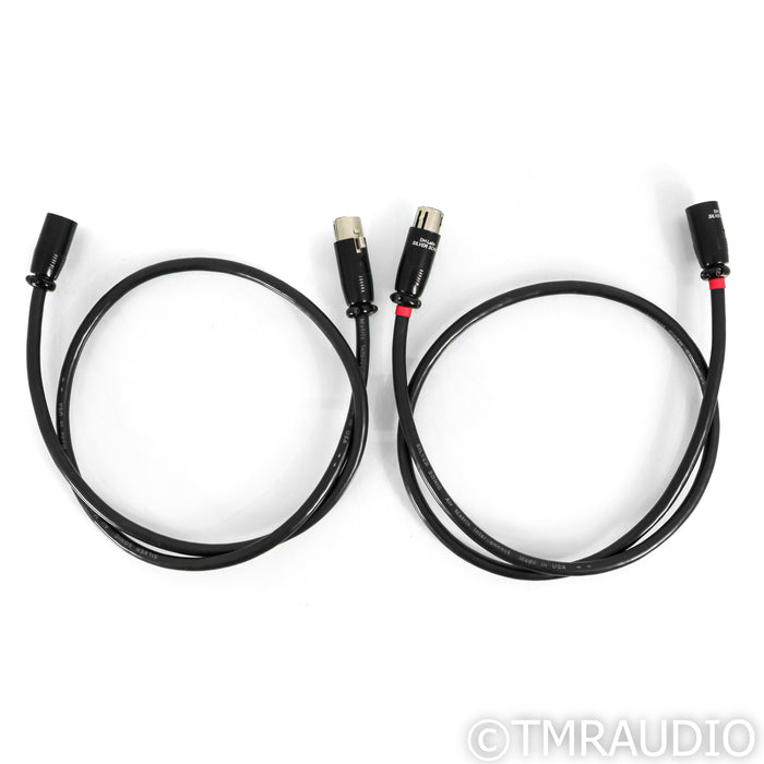 DH Labs Silver Sonic Air Matrix XLR Cables; 1m Pair Balanced Interconnects