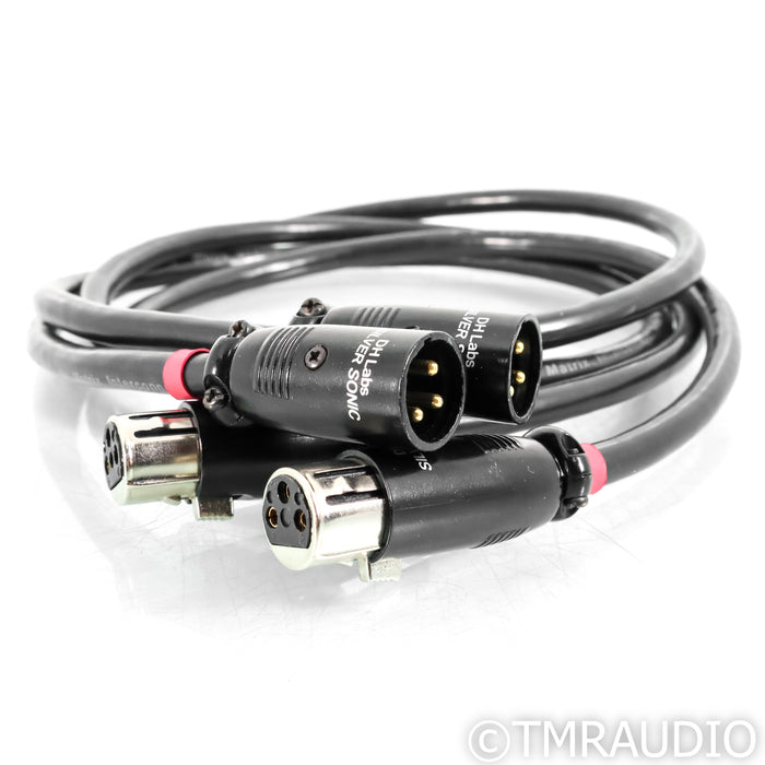 DH Labs Silver Sonic Air Matrix XLR Cables; 1m Pair Balanced Interconnects