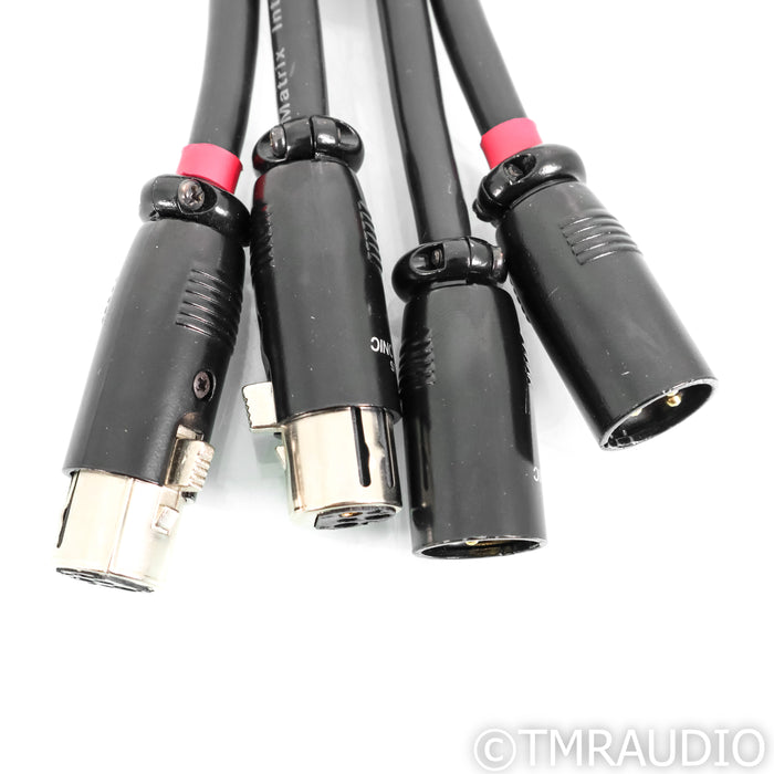 DH Labs Silver Sonic Air Matrix XLR Cables; 1m Pair Balanced Interconnects