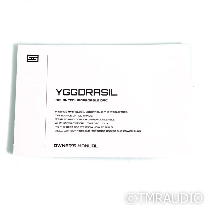 Schiit Audio Yggdrasil Less is More DAC; D/A Converter; Unison USB