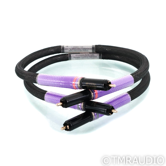 Revelation Audio Labs Paradise Cryo-Silver RCA Cables; 0.5m Pair Interconnects