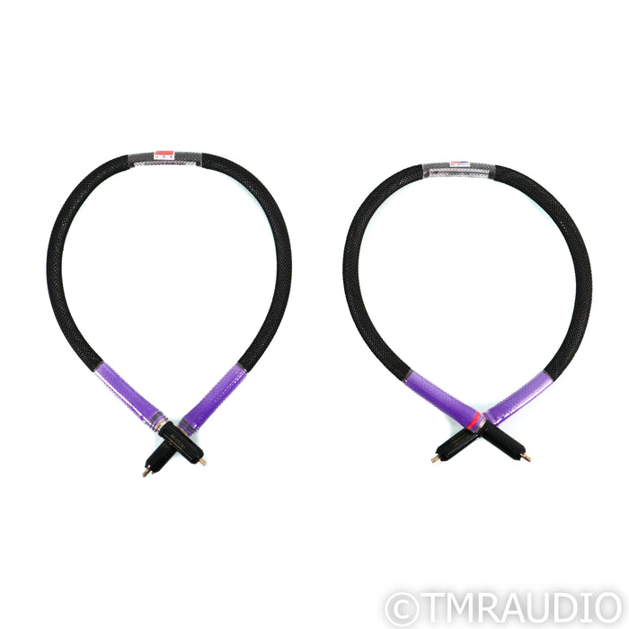 Revelation Audio Labs Paradise Cryo-Silver RCA Cables; 0.5m Pair Interconnects