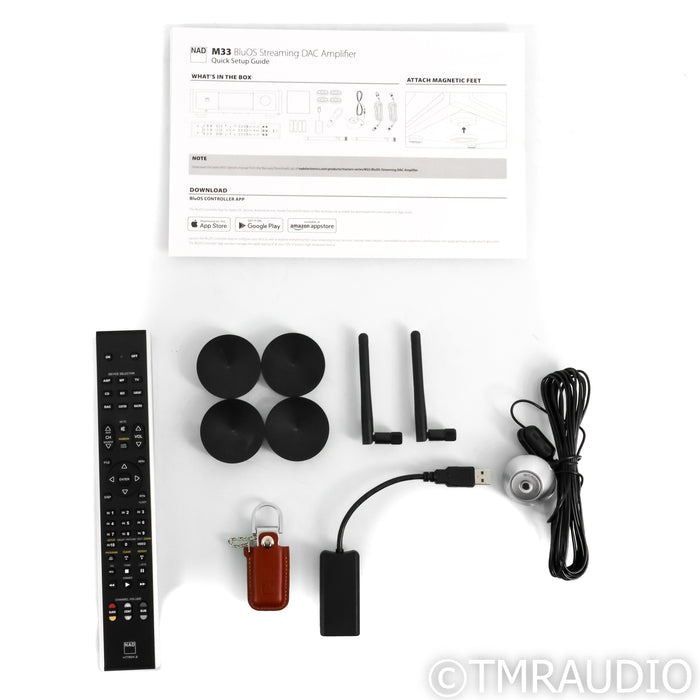 NAD Electronics M33 BluOS Streaming Integrated Amplifier; MM Phono (Open Box)