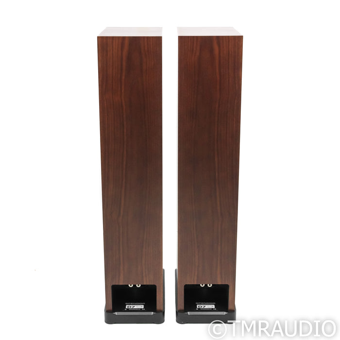 Spendor D7 Floorstanding Speakers; Dark Walnut Pair