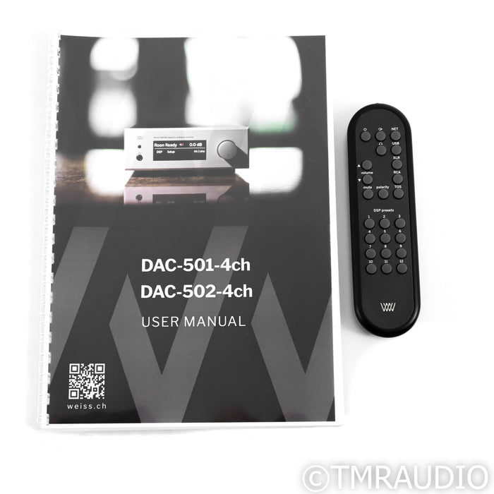 Weiss DAC502; D/A Converter (Open Box)