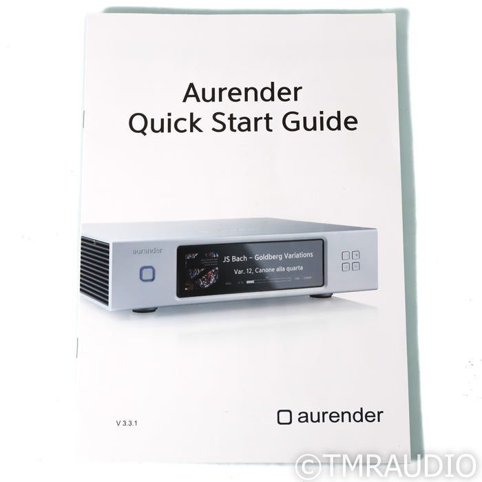 Aurender W20SE Network Server & Streamer; 4TB HDD