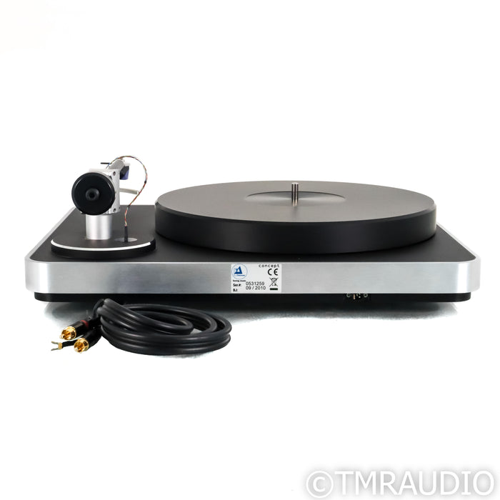 Clearaudio Concept Belt Drive Turntable; Ortofon Blue MM Cartridge