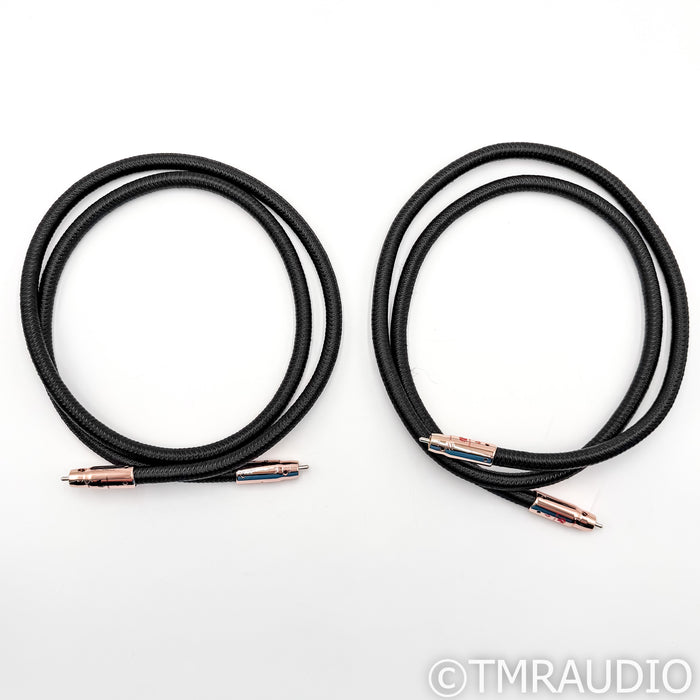 AudioQuest Black Beauty RCA Cables; 1.5m Pair Interconnects