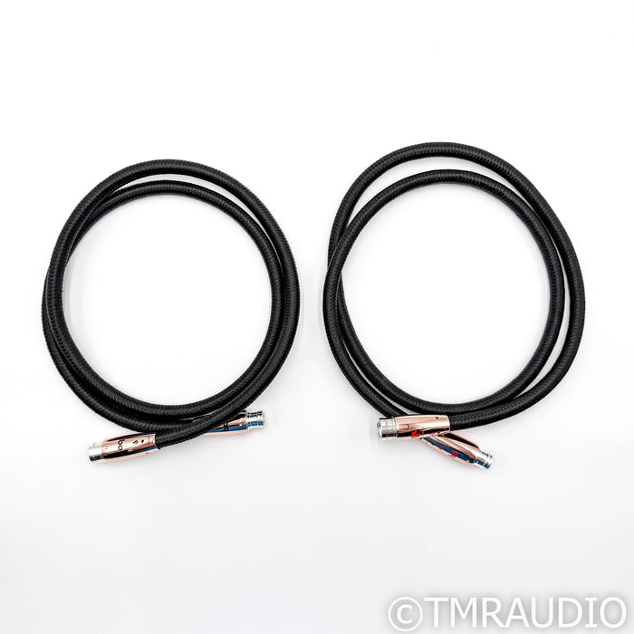 AudioQuest Black Beauty XLR Cables, 1.5m Pair Balanced Interconnects