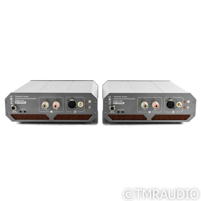 Burson Timekeeper Voyager Max Monoblock Power Amplifiers; Pair; Fusion Core PSUs