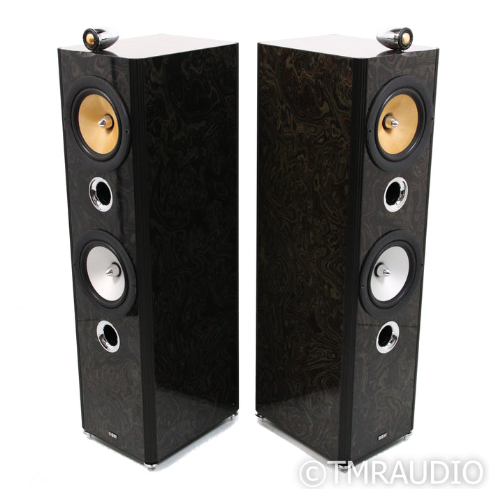 B&W Silver Signature 30 Floorstanding Speakers; Grey Tiger's Eye Gloss Pair
