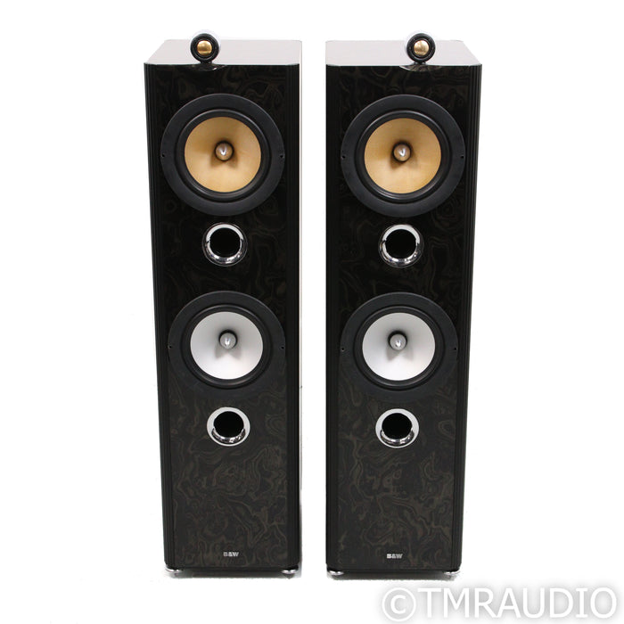 B&W Silver Signature 30 Floorstanding Speakers; Grey Tiger's Eye Gloss Pair