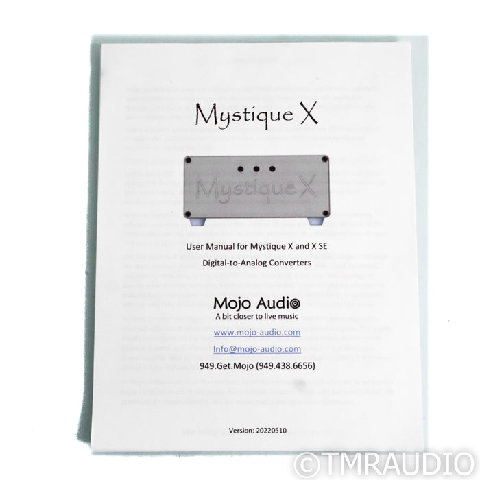 Mojo Audio Mystique X SE DAC; D/A Converter