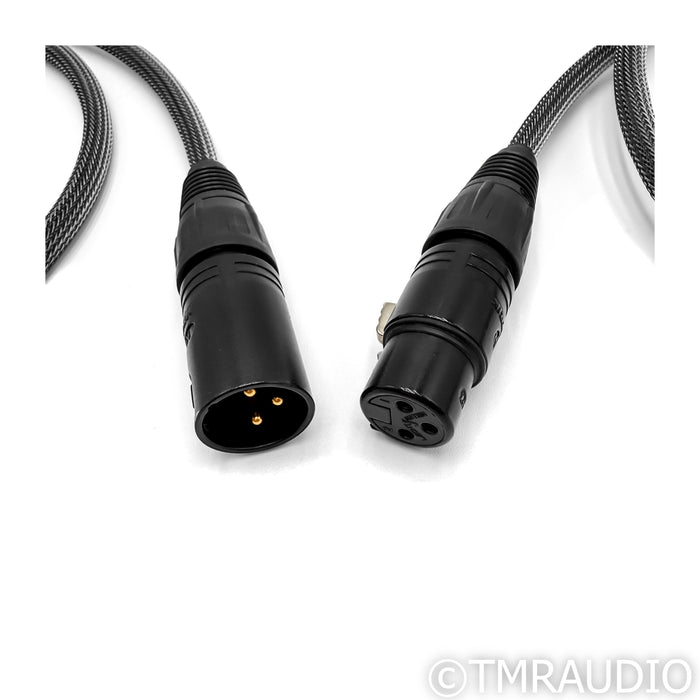 Moon Audio Black Dragon XLR Cables; 3ft Pair Balanced Interconnects