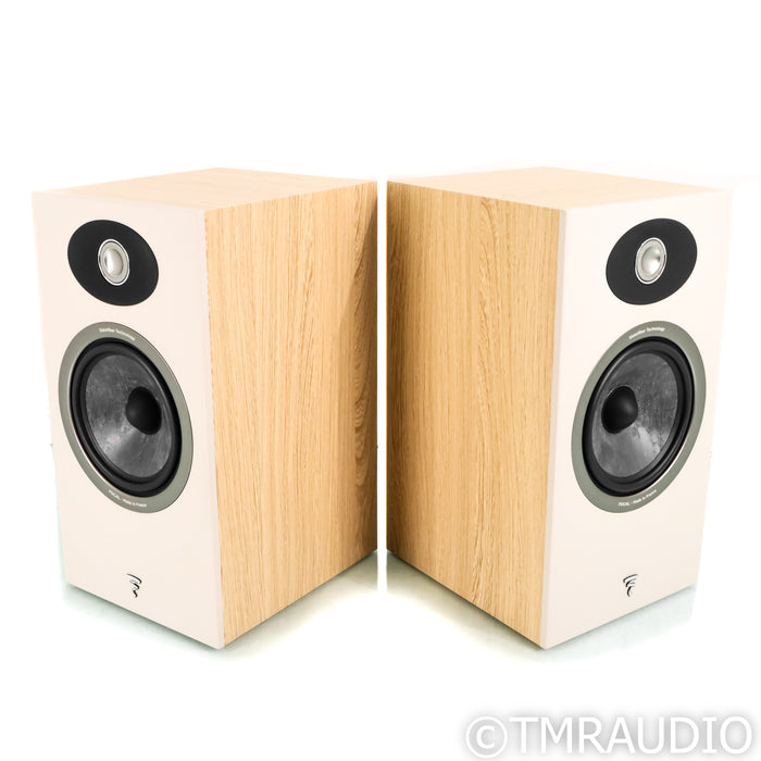 Focal Theva No. 1 Bookshelf Speakers; Light Wood Pair (Used)