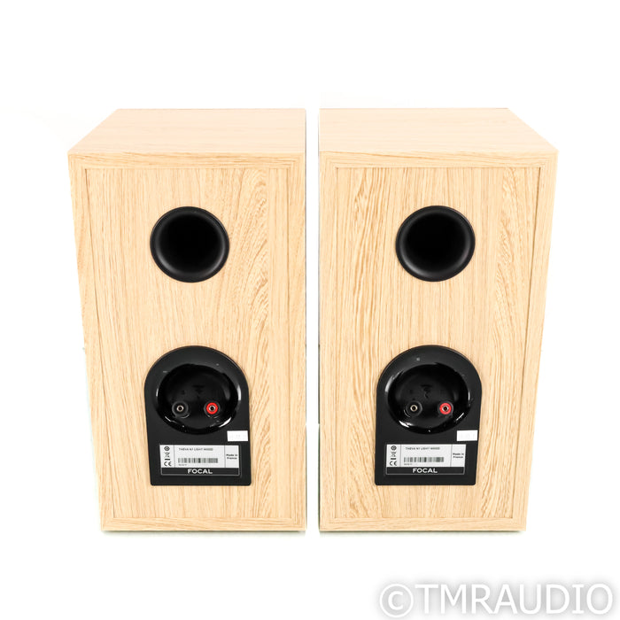 Focal Theva No. 1 Bookshelf Speakers; Light Wood Pair (Used)