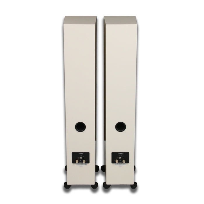 Starke Sound IC-H2 Floorstanding Speakers; Piano White Pair