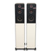 Starke Sound IC-H2 Floorstanding Speakers; Piano White Pair