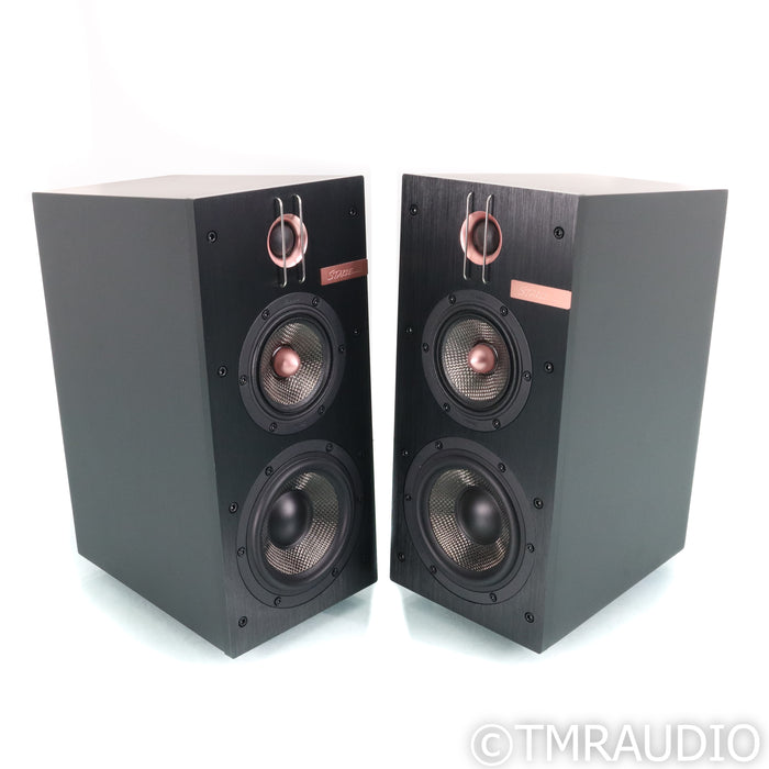 Starke Sound IC-H1 Elite Bookshelf Speakers; Black Pair