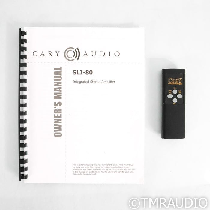 Cary Audio Design SLI-80 Signature F1 Stereo Tube Integrated Amplifier