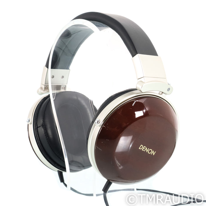 Denon AH-D7000 Closed Back Headphones; Moon Black Dragon Cable Upgrade