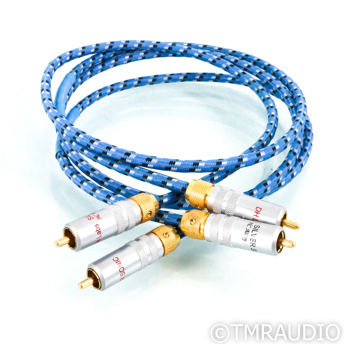 DH Labs Silver Sonic Revelation RCA Cables; 1m Pair Interconnects