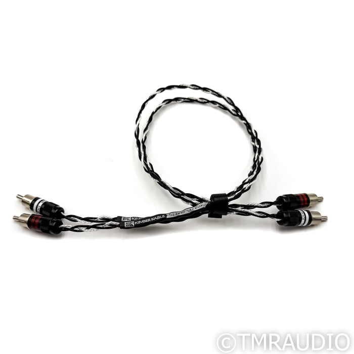 Kimber Kable Silver Streak RCA Cables; 0.5m Pair Interconnects