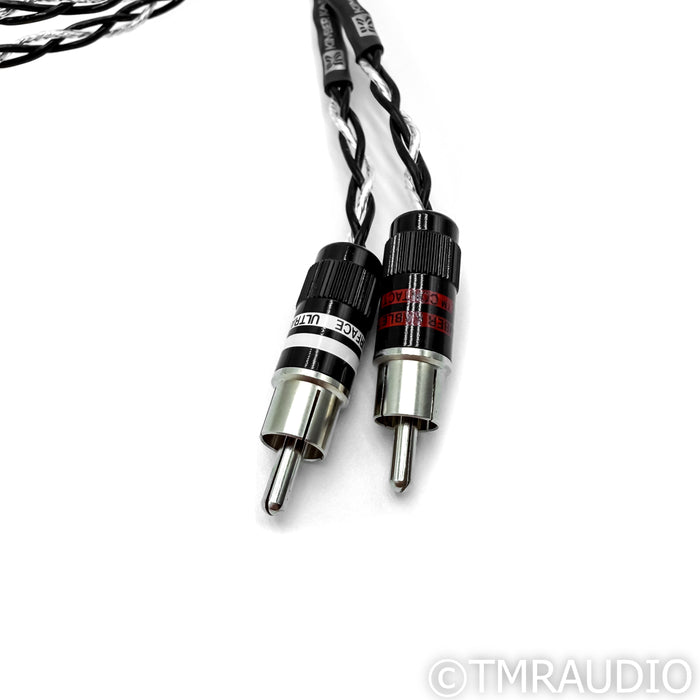 Kimber Kable Silver Streak RCA Cables; 0.5m Pair Interconnects