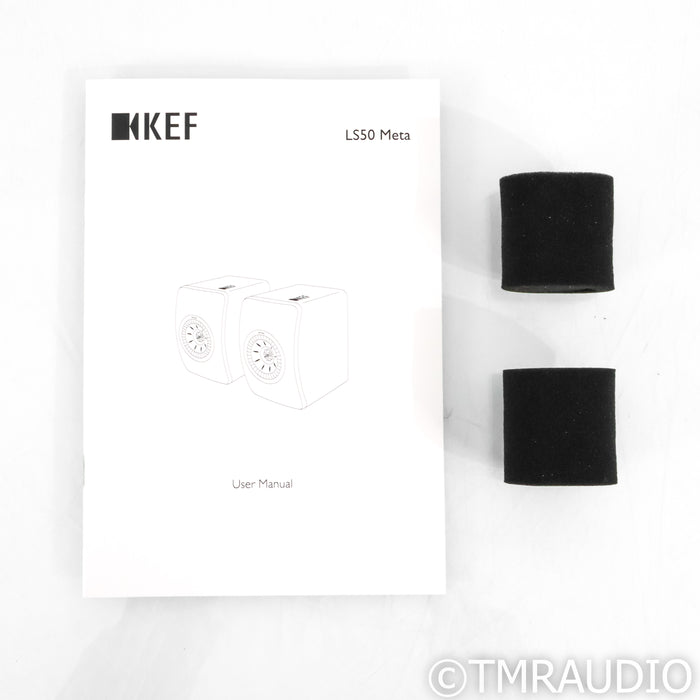 KEF LS50 Meta Bookshelf Speakers; Royal Blue Pair