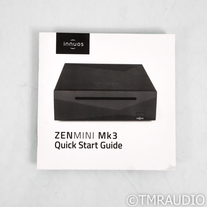 Innuos ZENmini Mk3 Music Server & Streamer; 2TB