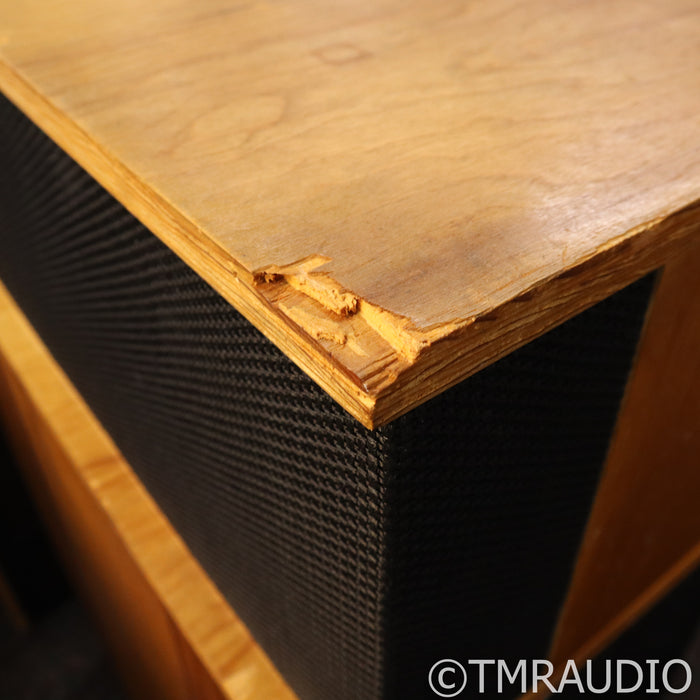 Klipsch Klipschorn Vintage Floorstanding Speakers; Pair; Crites Gold Crossovers