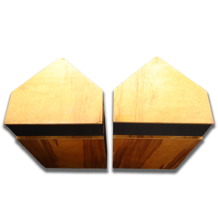 Klipsch Klipschorn Vintage Floorstanding Speakers; Pair; Crites Gold Crossovers