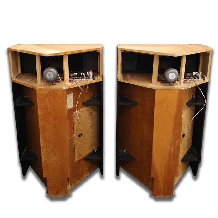 Klipsch Klipschorn Vintage Floorstanding Speakers; Pair; Crites Gold Crossovers